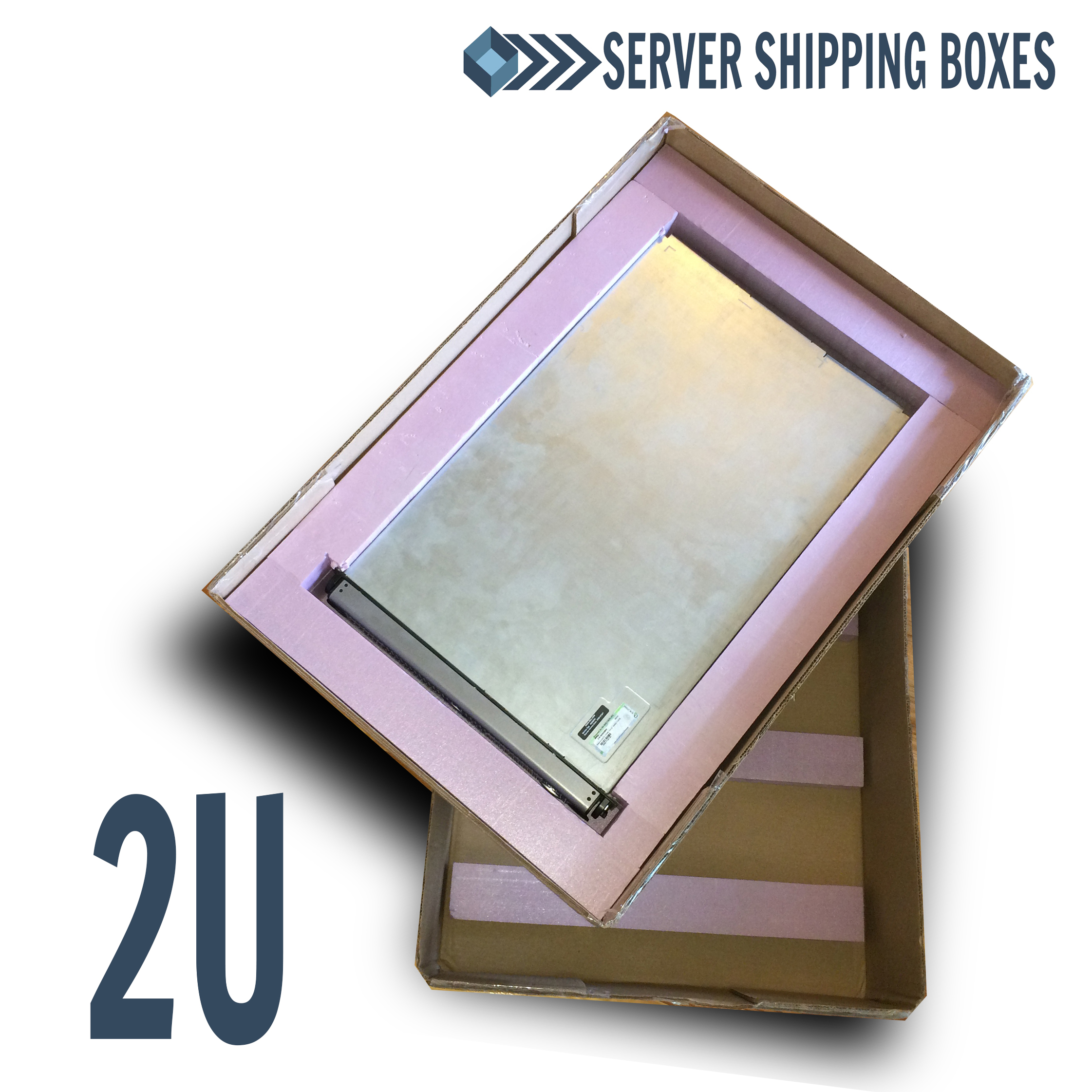 2U RU-2 Server Network Shipping Packaging Padding 1.7 PCF Foam Corner Cisco Dell 