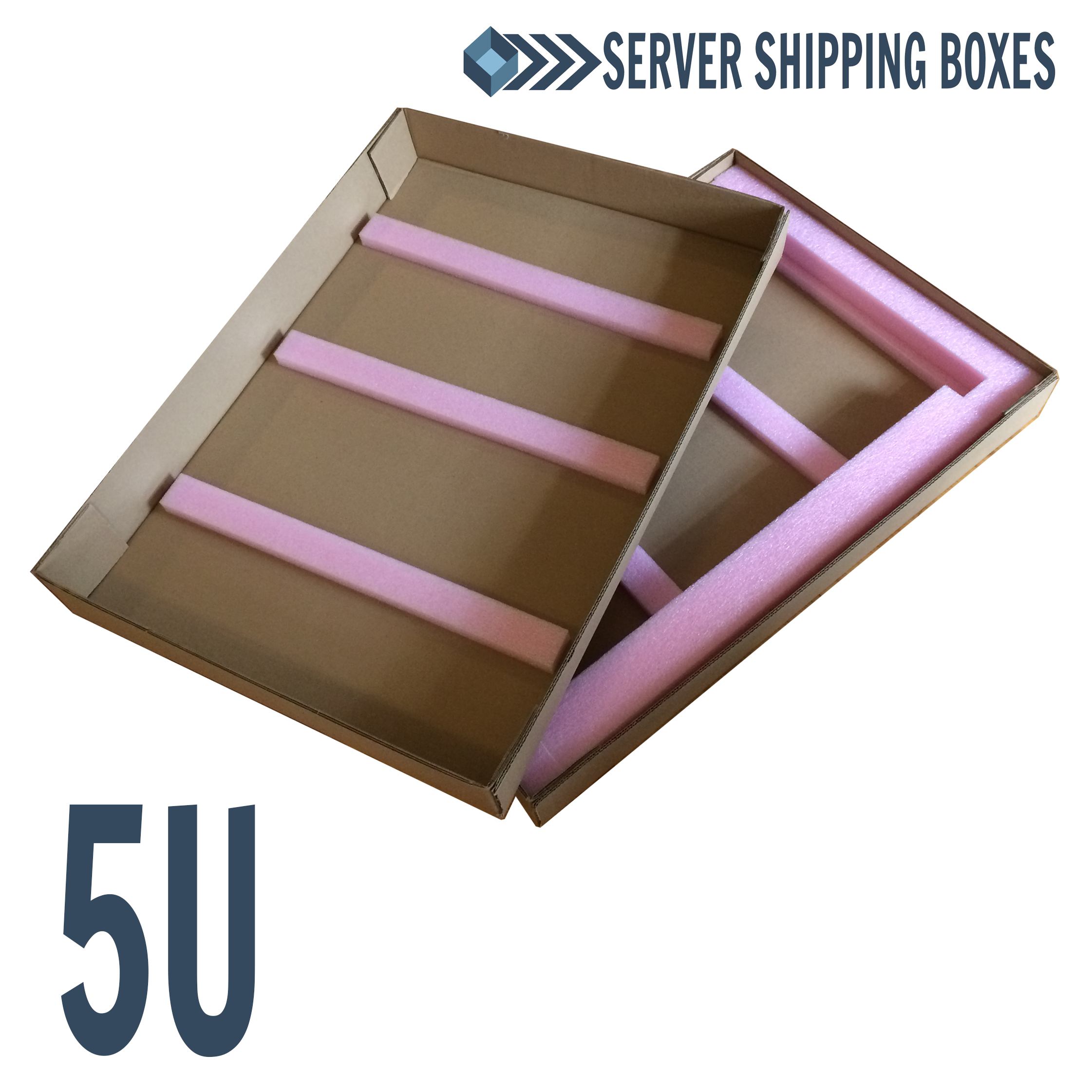 Hexacomb & Foam Custom Box 34" x 23" x 11" for shipping 3U Server 